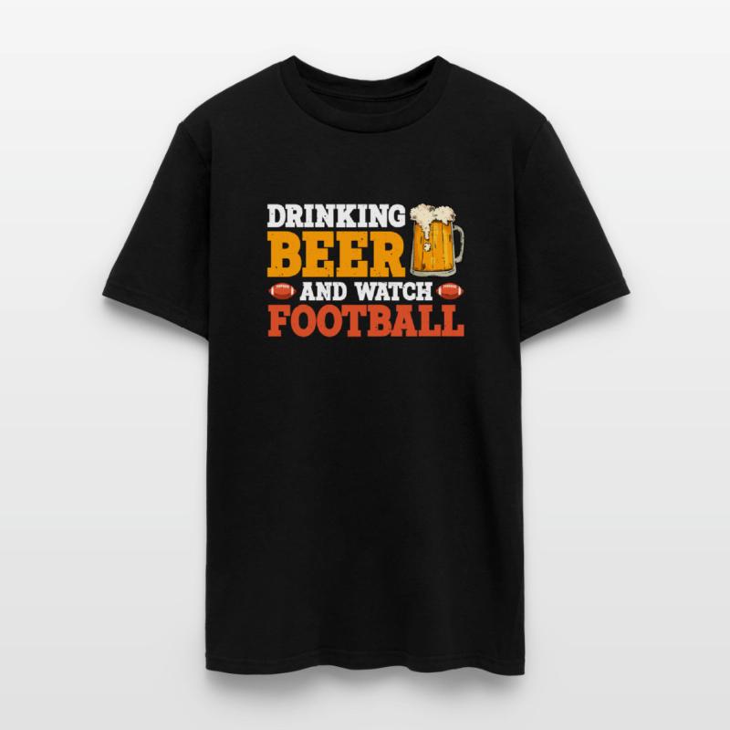Drinking Beer And Watch Football 2
