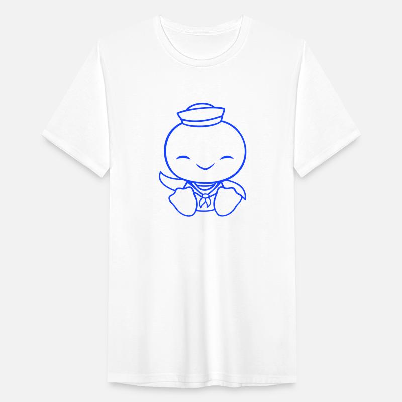 Duck sailor sailor hat waving happily fisherman