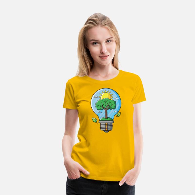Eco-Innovation Tree Lightbulb Design