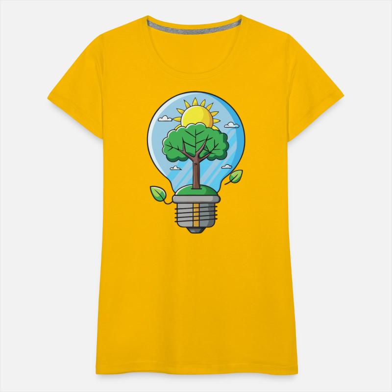Eco-Innovation Tree Lightbulb Design