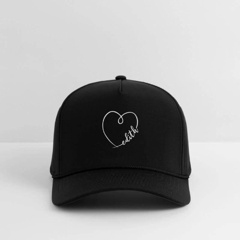 Edith Name Heart Calligraphy