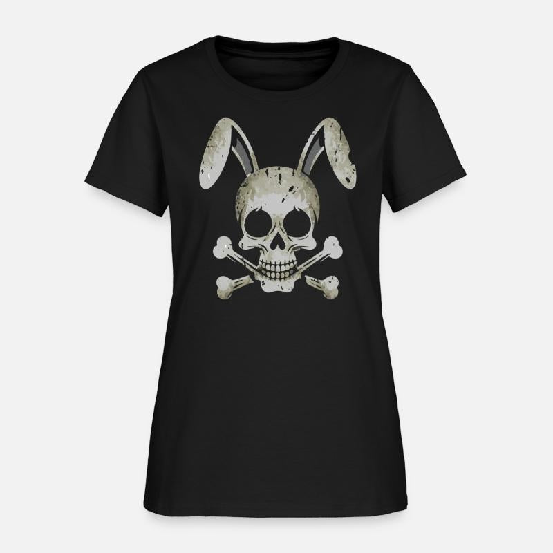 Egg Hunt Easter Day Funny Jolly Roger Bunny Skull