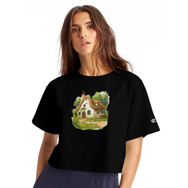 Enchanted Cottage In Magical Forest