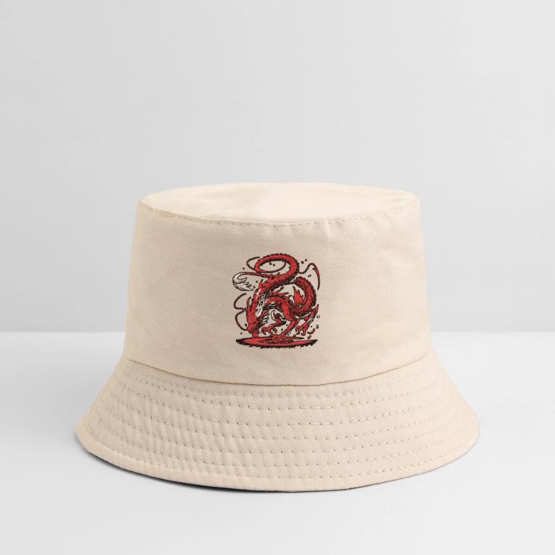 Ethereal Red Dragon Tattoo Design