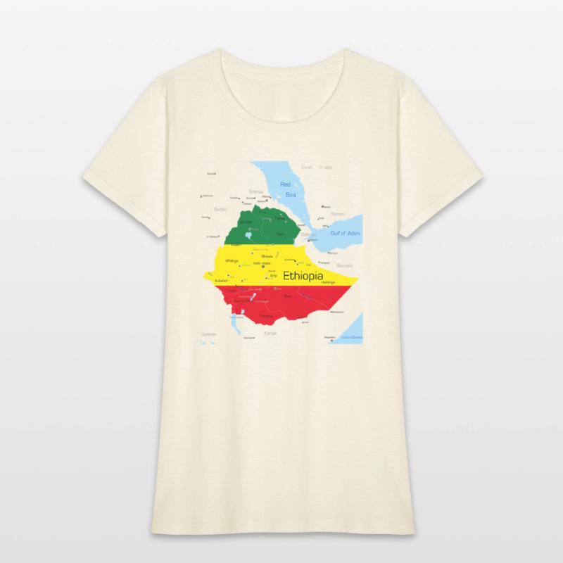 Ethiopia Map Ethiopian Habesha Flag Location And