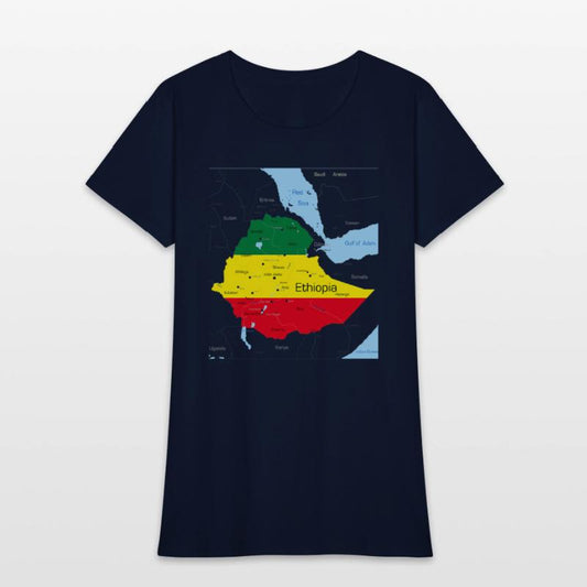 Ethiopia Map Ethiopian Habesha Flag Location And