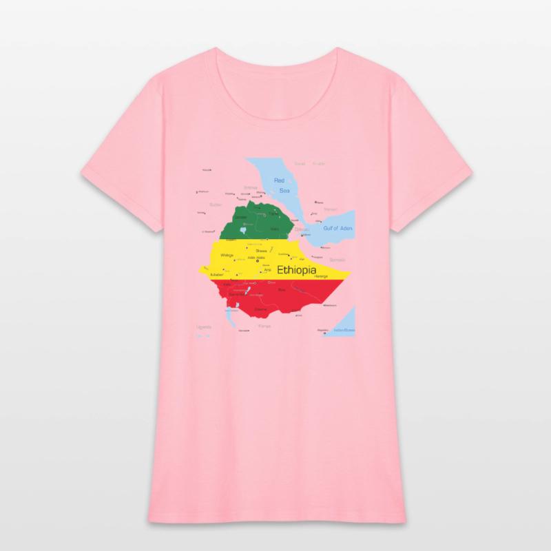 Ethiopia Map Ethiopian Habesha Flag Location And