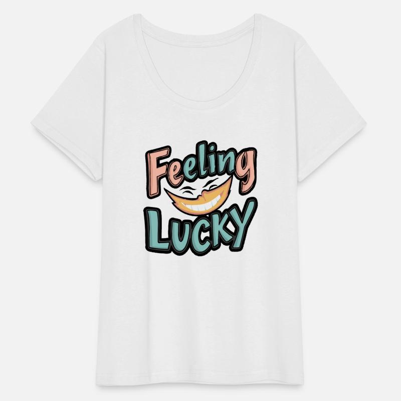 feeling lucky with gorgeous smile face