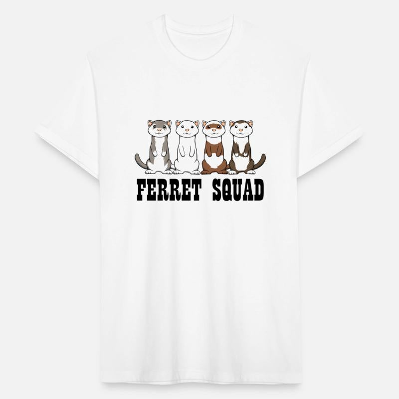 Ferret Squad Saying Ironic Rodent