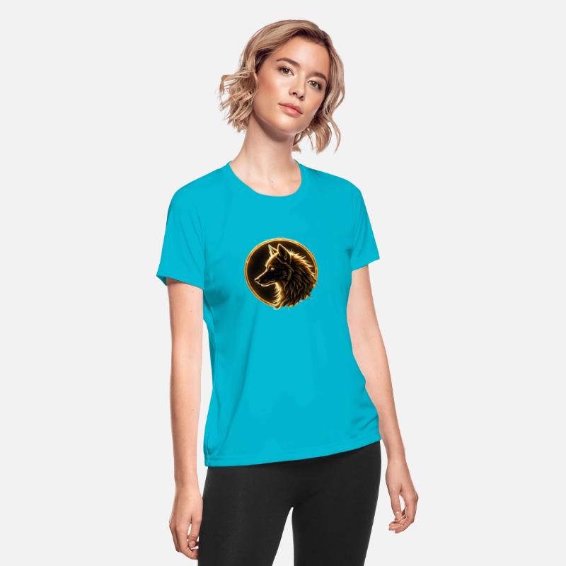 Fiery Wolf Design - Bold Graphic Tee
