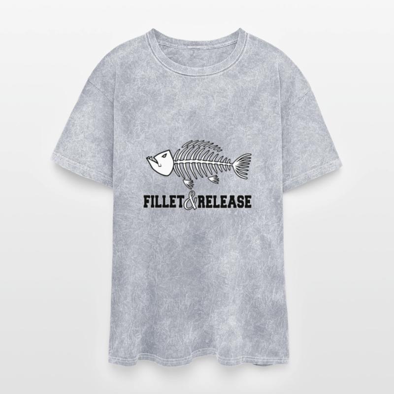 Fillet And Release Fish Bones Fish Fisherman