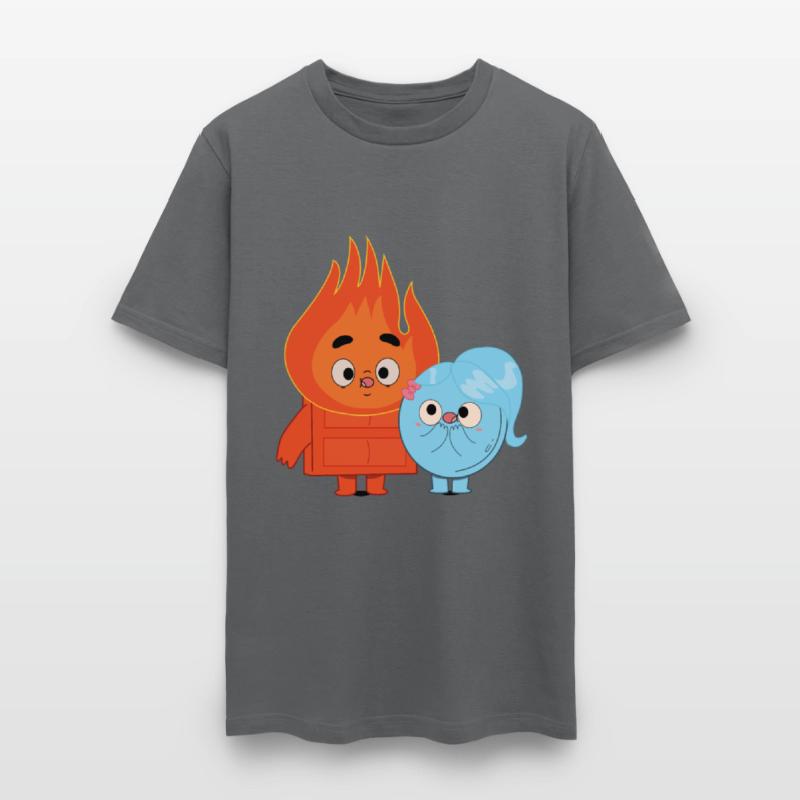 Fire And Ice Burning Funny Couple Choco Pancake