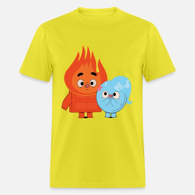 Fire And Ice Burning Funny Couple Choco Pancake