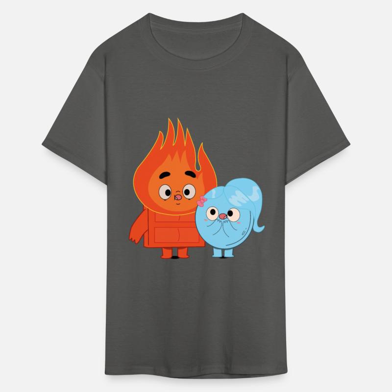 Fire And Ice Burning Funny Couple Choco Pancake