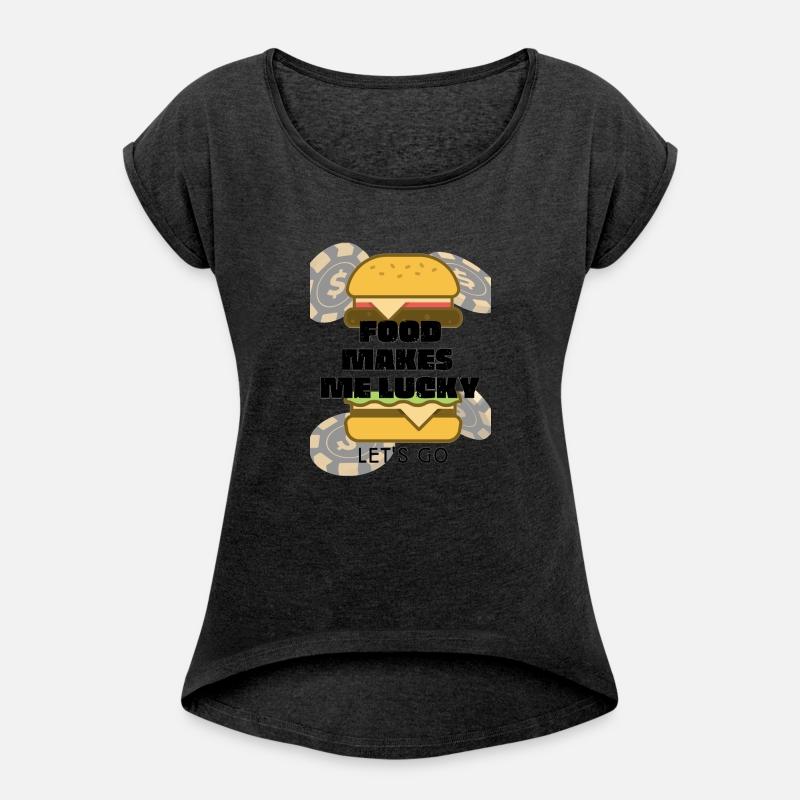 Food Makes Me Lucky Let's Go Poker Chips