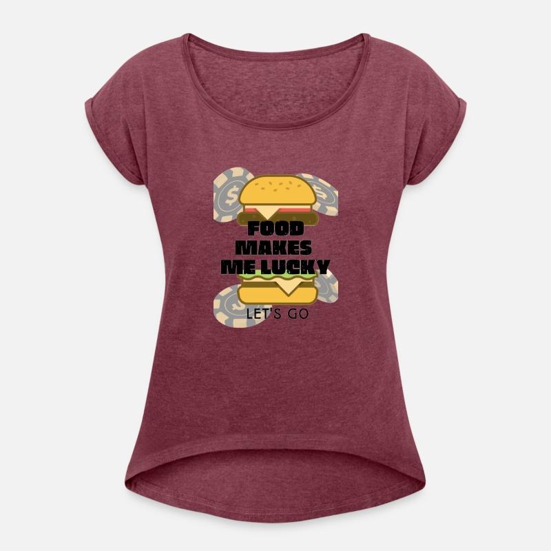 Food Makes Me Lucky Let's Go Poker Chips