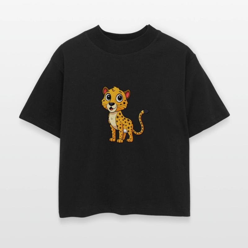 Frightened Cheetah with Raised Spots