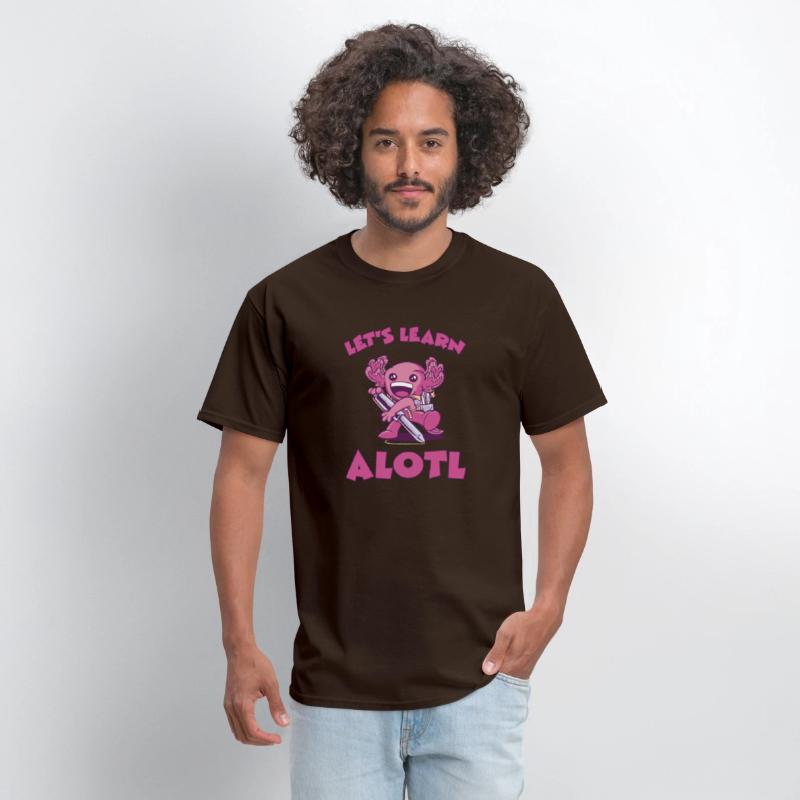 Funny Axolotl First Grader Let's Learn Alotl