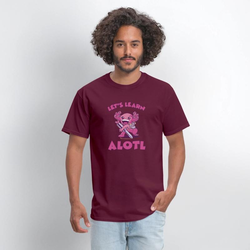 Funny Axolotl First Grader Let's Learn Alotl