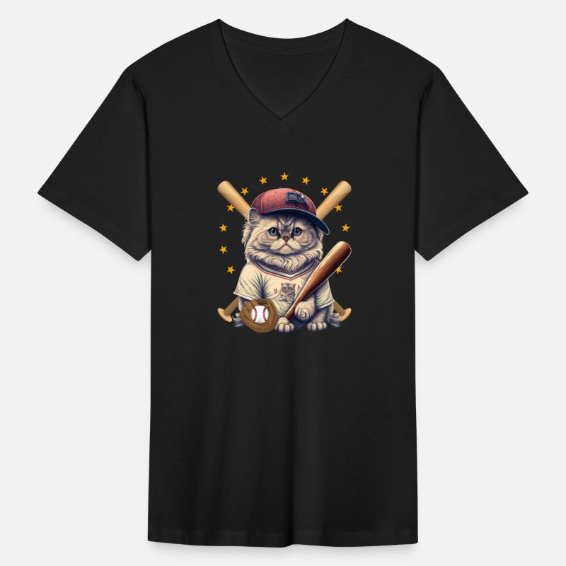 Funny Cat Baseball - cat playing baseball