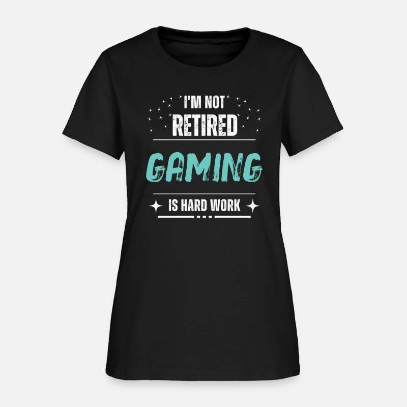 Funny Distressed Not Retired - Gaming is hard work
