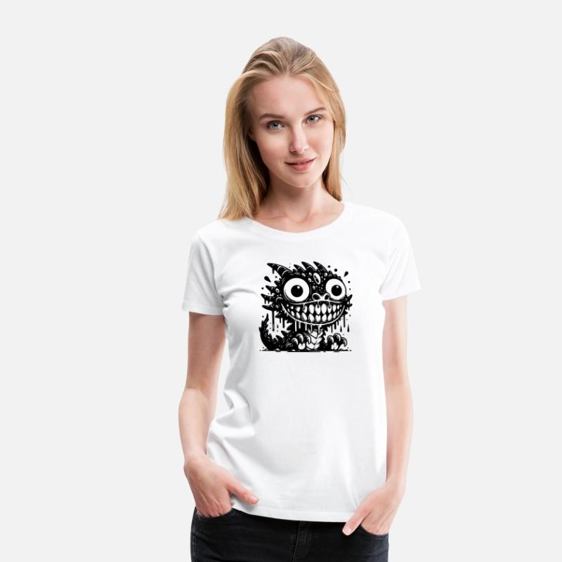 Funny Fantasy Monster With A Wild Grin