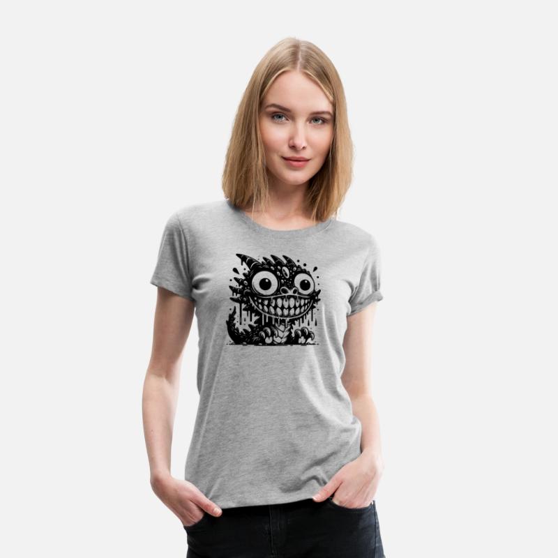 Funny Fantasy Monster With A Wild Grin