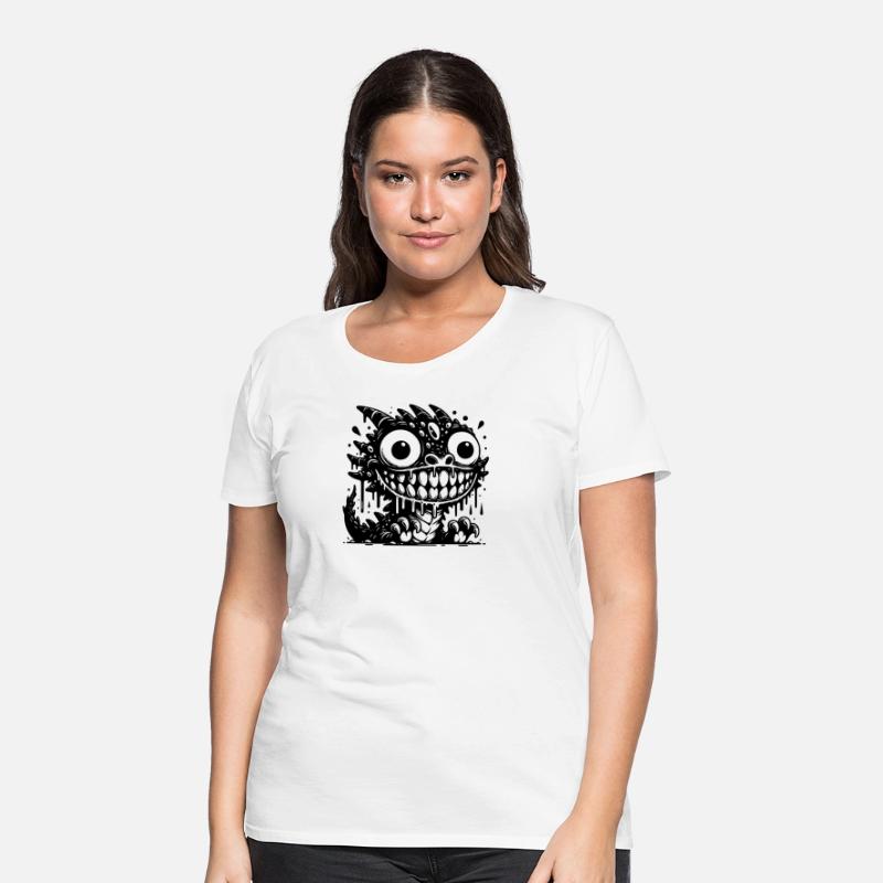 Funny Fantasy Monster With A Wild Grin