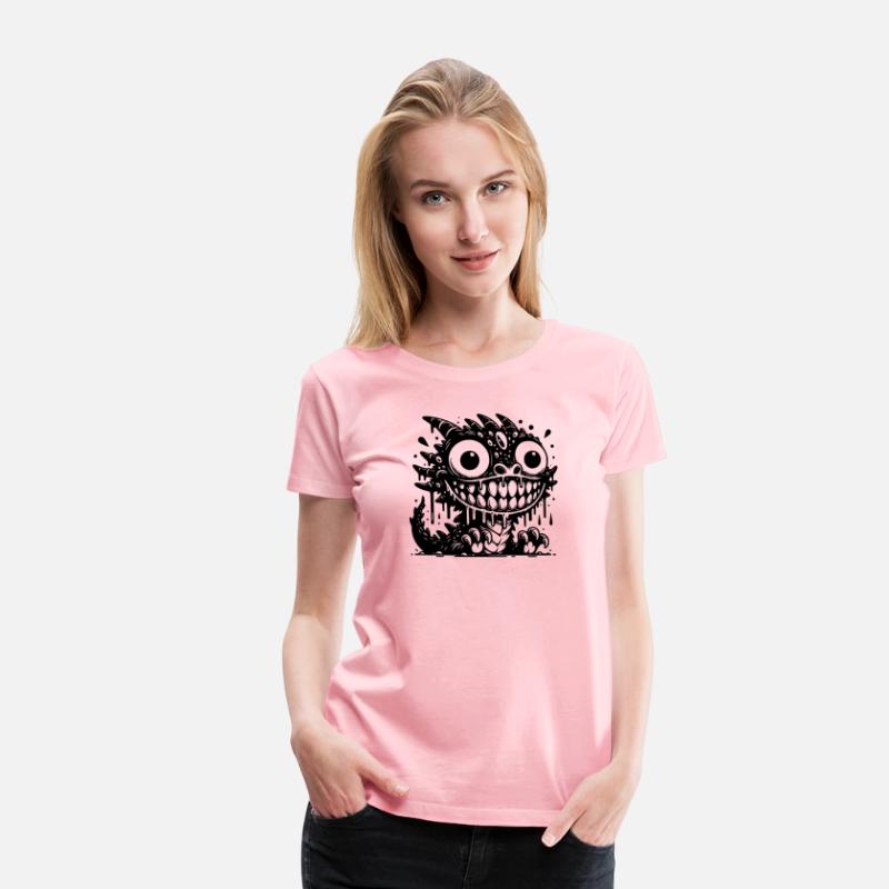 Funny Fantasy Monster With A Wild Grin