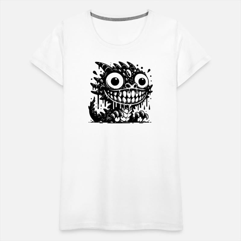 Funny Fantasy Monster With A Wild Grin