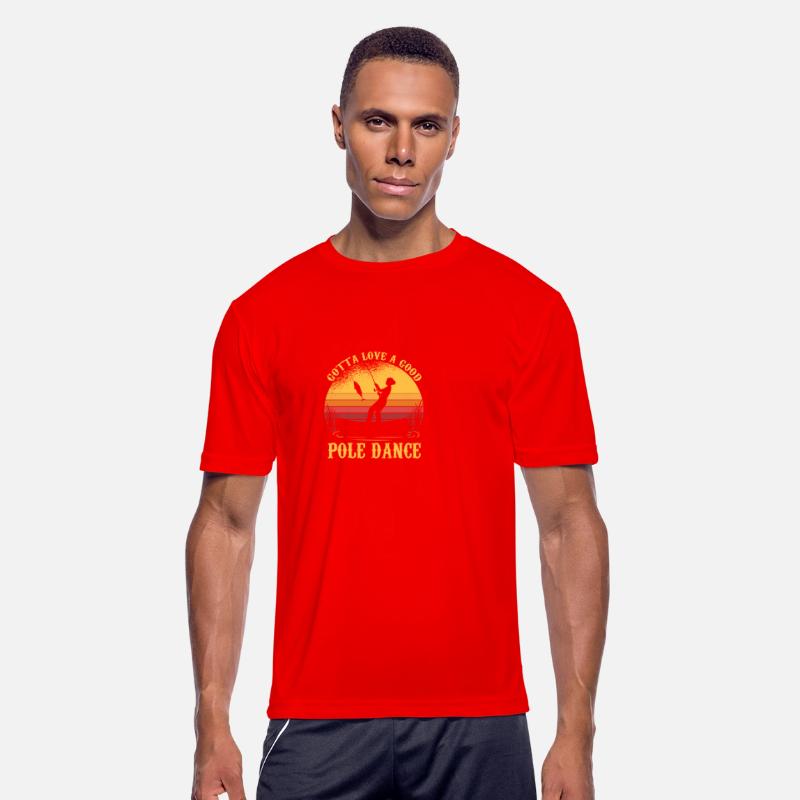 Funny Fishing Love Pole Dance Distressed Fisherman