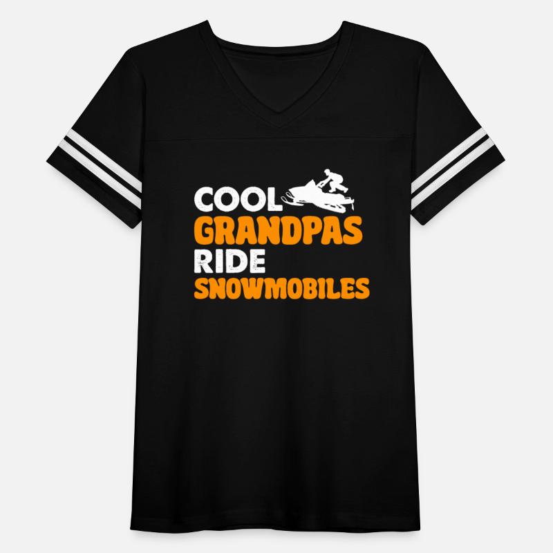 Funny Snowmobile Grandpa Mens Snowmobiling Rider