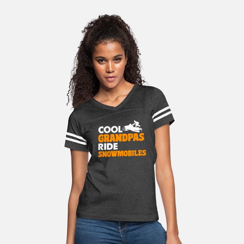 Funny Snowmobile Grandpa Mens Snowmobiling Rider