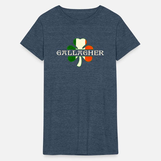 Gallagher Irish Surname Ireland Flag Shamrock