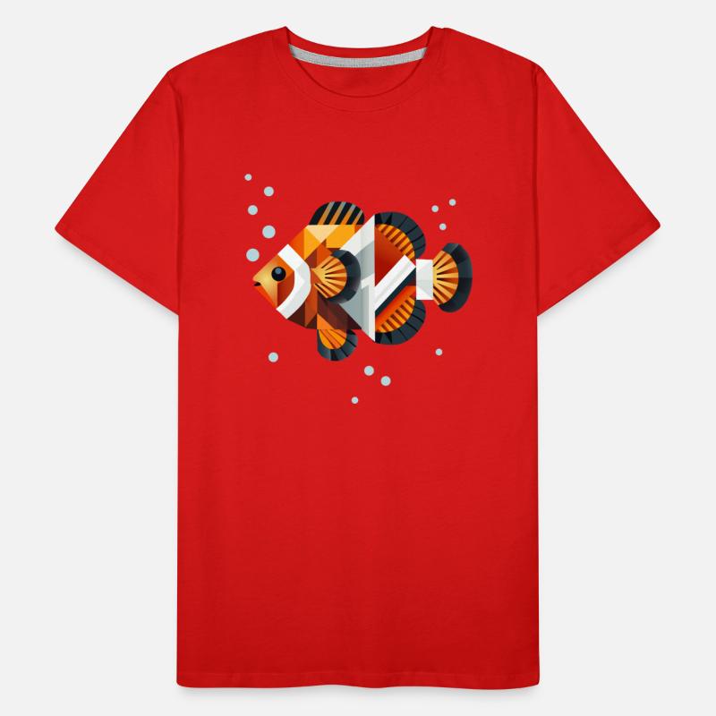 Geometric Clownfish - Abstract Underwater World