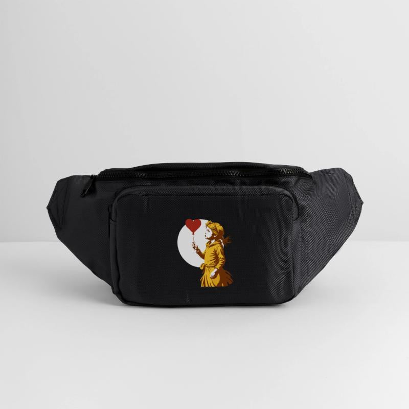 Girl with heart Balloon: Close-Up Embrace