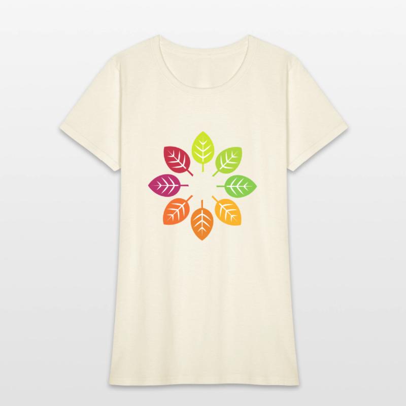 Global warming tree leaf circle