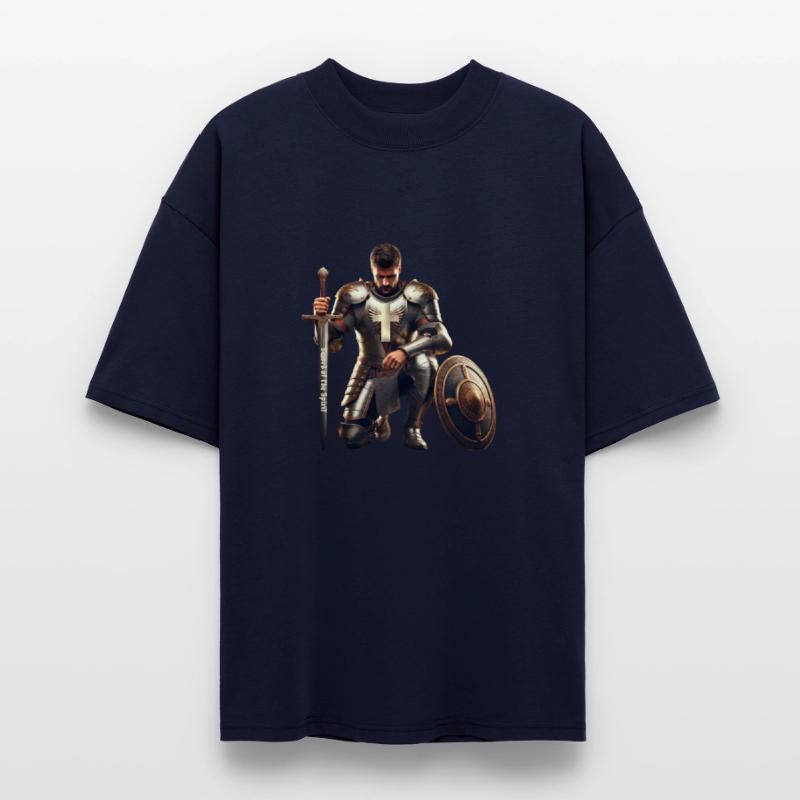 God's Soldier Kneeling with the Sword of the Spiri