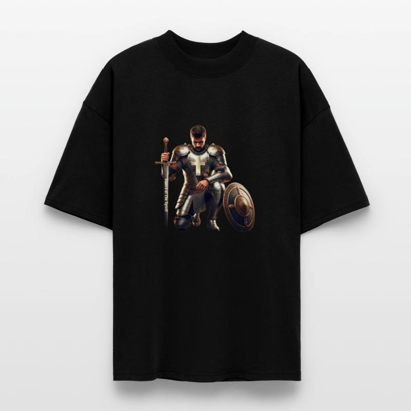 God's Soldier Kneeling with the Sword of the Spiri