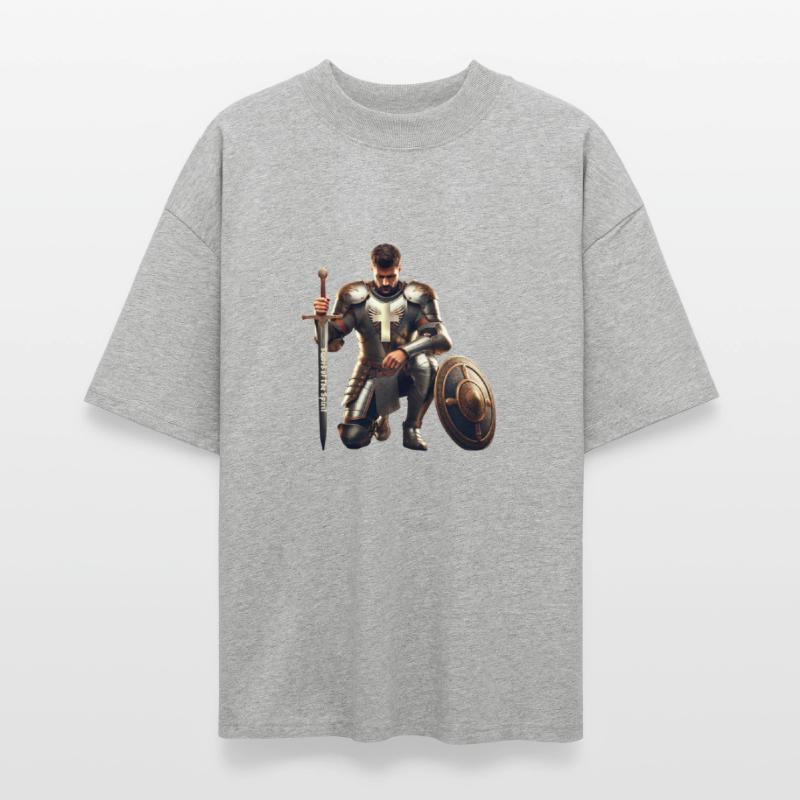 God's Soldier Kneeling with the Sword of the Spiri