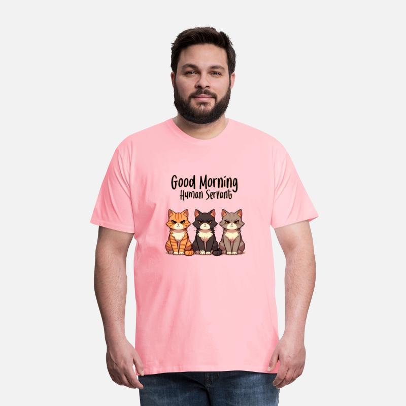 Good Morning Human Servant Funny Cats Kitten Humor