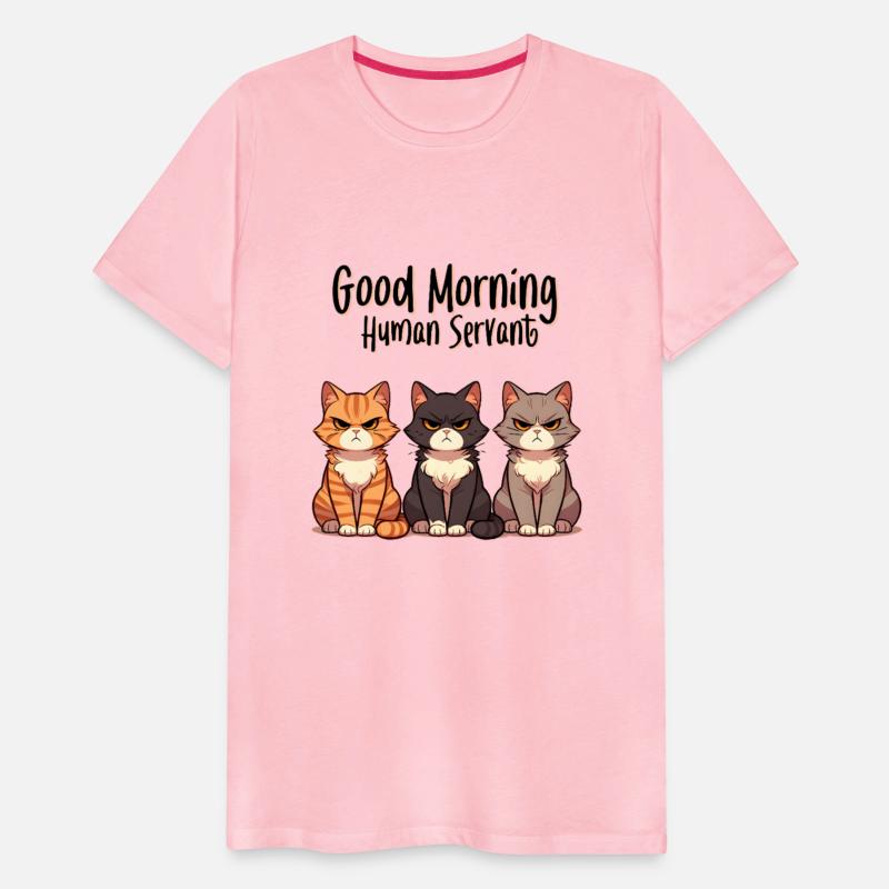 Good Morning Human Servant Funny Cats Kitten Humor