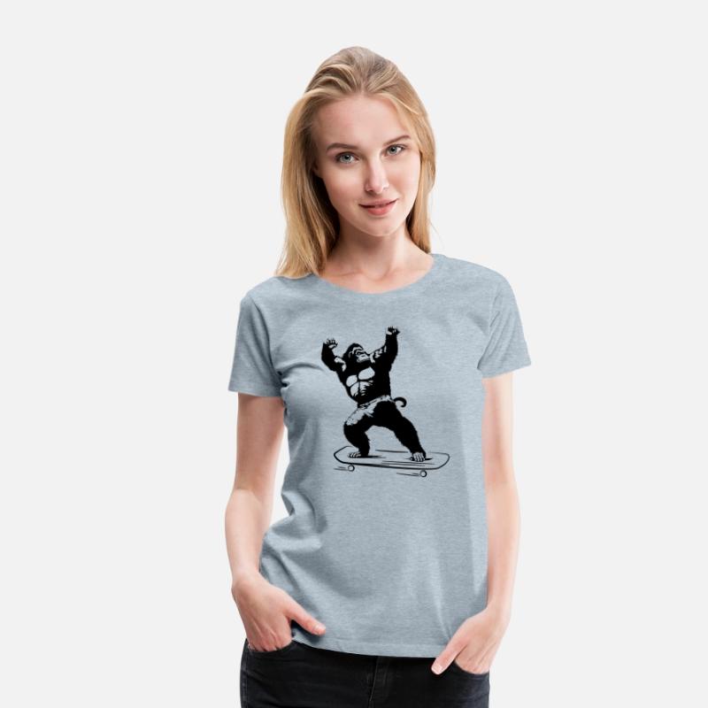 Gorilla Skating