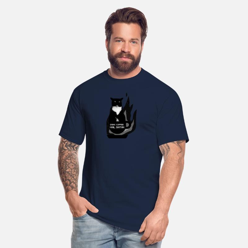 Gothic Black Cat Occult Coffee Dark Humor Shirt