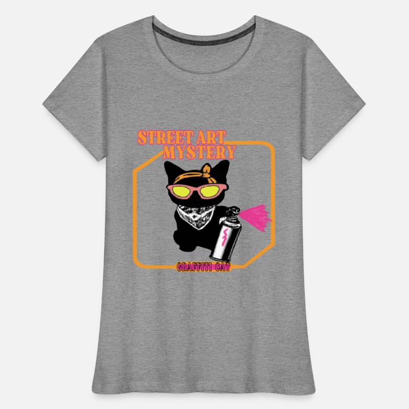 Graffiti cat street art mystery
