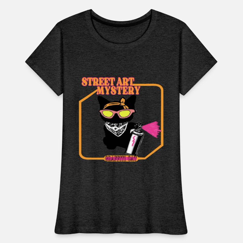 Graffiti cat street art mystery