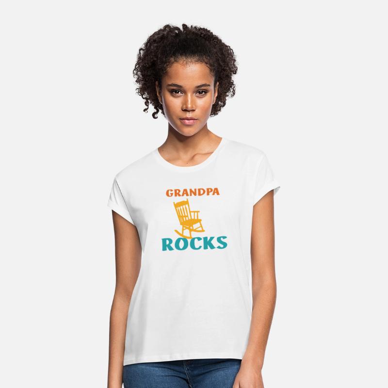 Grandpa Rocks Funny Retro Apparel