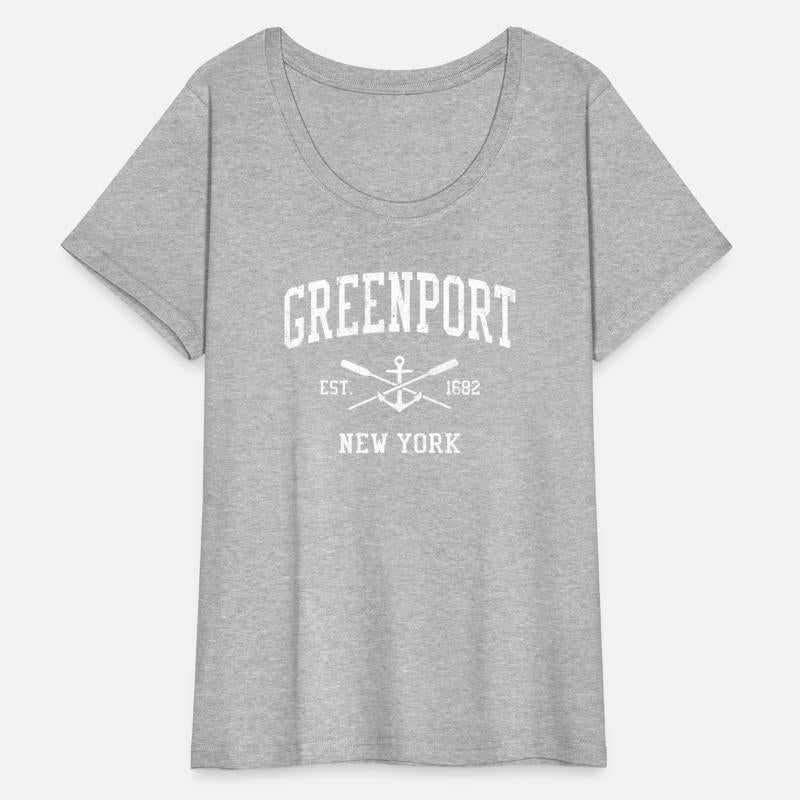 Greenport Ny Crossed Oars Boat Anchor Sports