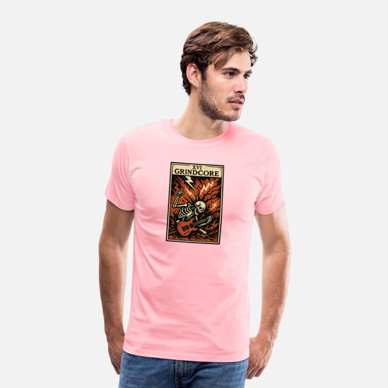 Grindcore Tarot Card – Explosive Skeleton Shred