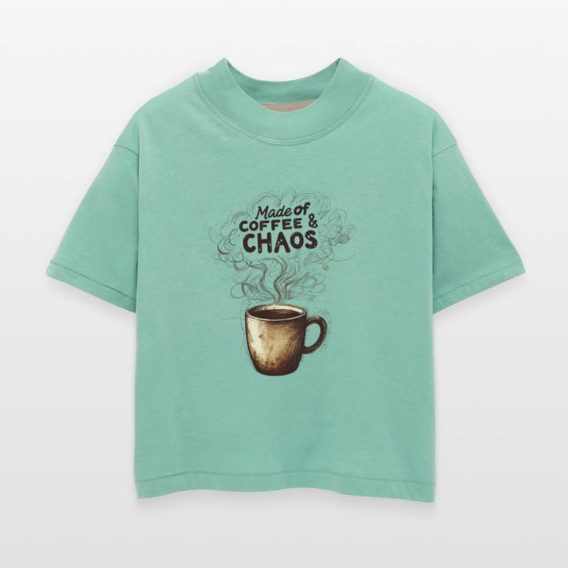 Grungy hand drawn coffee mug with steam turning